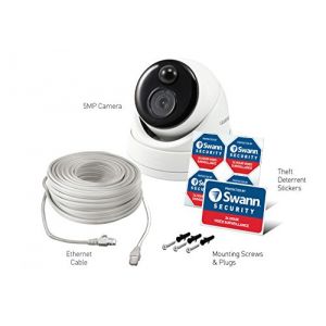 CCTV Cameras: Swann NHD-866 5MP Thermal Motion Sensing HD Dome Security Camera For NVR-7450
