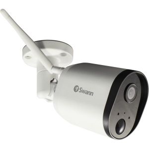 CCTV Cameras: Swann 1080p HD Wi-Fi Outdoor Security Camera OUTCAM Motion Heat Night Audio Cloud Alexa - 4 Pack