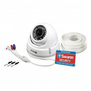 Swann 2.1MP 1080p AHD TVI CVI Universally Compatible CCTV Dome Camera Zoom Audio