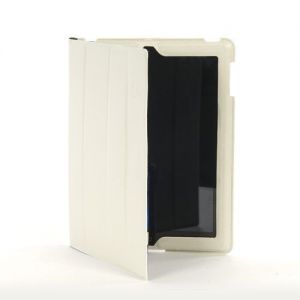 iPad Cases: Tucano Cornice Eco Leather Smart Case Stand Magnetic Closure iPad 2 3 4 White