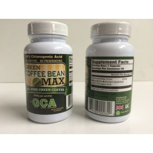 Vitamins & Supplements: Green Coffee Bean Max GCA Dietary Supplement Fat Burner 60 Capsules