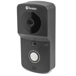 CCTV Accessories: Swann DP720 HD 720P WiFi Wireless Smart Video Doorbell & Chime Unit Rechargeable