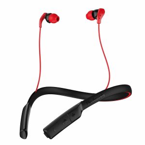 SKULLCANDY METHOD Wireless Bluetooth In-Ear Sport Headphones Earbud Mic 9 Hr Battery - Red