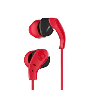 Headphones: SKULLCANDY METHOD Wireless Bluetooth In-Ear Sport Headphones Earbud Mic 9 Hr Battery - Red