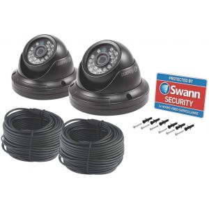 CCTV Cameras: Swann H851 A851 Night vision 720p HD Dome Camera CCTV For 4350 4400 1575 1580 - Twin pack