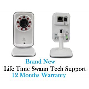 CCTV Cameras: Swann ADS-450 IPC SwannSmart Wi-Fi Network CCTV Camera Secure Cloud Storage Twin Pack