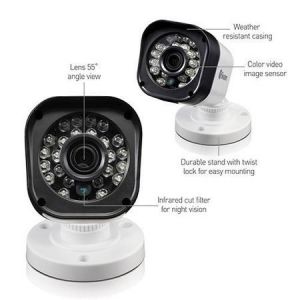 CCTV Cameras: Swann Pro T835 HD 720p Bullet Security CCTV Camera LED Night Vision 65ft 20m