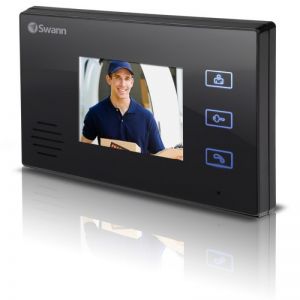 CCTV Cameras: Swann DP870C Doorphone Security Video Intercom Camera System With Colour LCD Monitor 