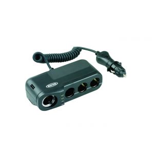Ring RMS4 Car Four 12V Sockets Adaptor for Dash Cams, Sat Navs and more