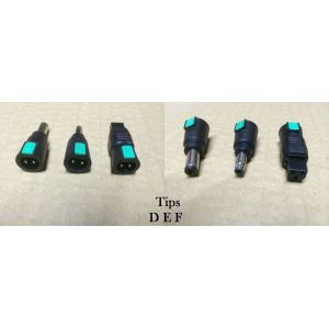 Laptop chargers: Set of Kensington Universal Power Supply Tips Connector Adaptors Adapters