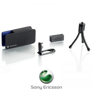 Mobile Phone Accs: Sony Ericsson Camera Mobile Phone Kit IPK-100 Cyber-shot Tripod Belt Clip Case