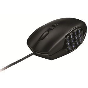 Keyboard & Mice: Logitech G600 MMO USB Gaming Mouse 20 Programmable Buttons Lighting - Black