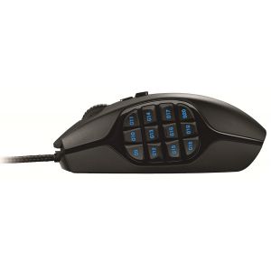 Keyboard & Mice: Logitech G600 MMO USB Gaming Mouse 20 Programmable Buttons Lighting - Black