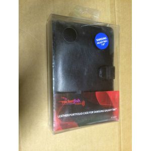 Tablet Accessories: Rocketfish RF-TABSG7 Genuine Leather Folio Case For Samsung Galaxy Tab 2 3 7 inch 