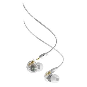 Headphones: MEE Audio M6 PRO IEM In-Ear Earphones with Replaceable Cable Microphone - Clear