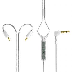 Headphones: MEE Audio M6 PRO IEM In-Ear Earphones with Replaceable Cable Microphone - Clear