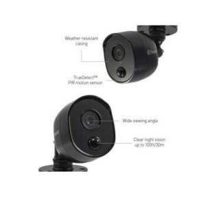 CCTV Cameras: Swann PRO-1080MSB Heat-Sensing 1080p 2.1mp HD Bullet CCTV Black Camera For 4575 4580 4550 4480