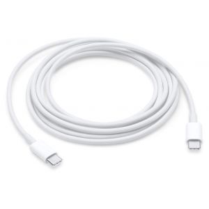 iphone Accessories: Genuine Official Apple MLL82ZMA USB-C Charge Cable 2 meter white cable