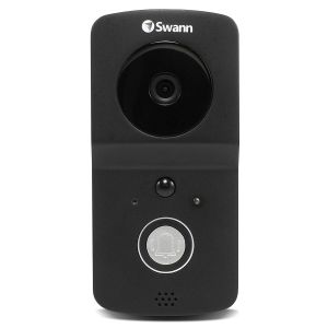  CCTV Accessories: Swann DP720 HD 720P WiFi Wireless Smart Video Doorbell Rechargeable + Extra Chime Unit