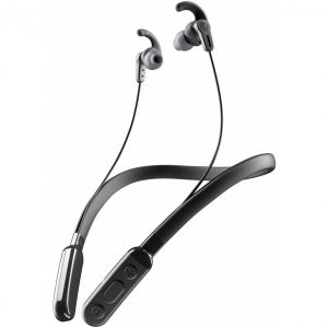 Skullcandy Inkd+ Active Wireless Earphones W/ Mic IPX4 Upto 15 Hr Battery Life - Black/Grey