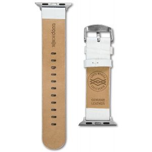 Gadgets & Gifts: Genuine Leather Watch Strap X-Doria Lux Band Chrome Pin Buckle Apple Watch 38mm