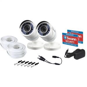 CCTV Cameras: Swann PRO-T852 1080P HD CCTV Security Camera - DVR 4550 1590 8075 5000 - TWIN PACK