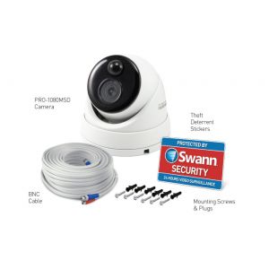 CCTV Cameras: Swann PRO-1080MSD Heat-Sensing 1080p HD Dome CCTV Security Camera For 4580 4550 x 1