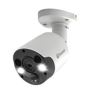 CCTV Cameras: Swann NHD-885MSFB 4K Ultra HD Spotlight Thermal Motion Sensing Bullet Security Camera POE