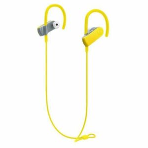Headphones: Audio-Technica ATH-SPORT50BT Wireless Bluetooth In-Ear Headphones waterproof - Butterfly Yellow