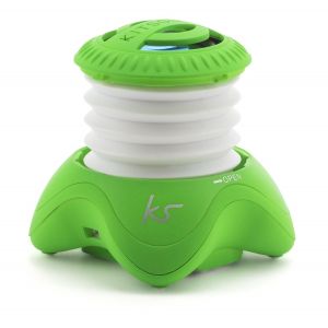 Speakers: Kitsound Invader Portable Rechargeable Mini Speaker iPod iPhone Tablets Green