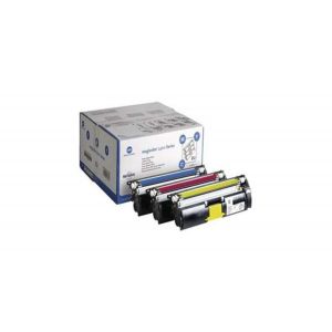 Genuine Konica Minolta Laser Printer Toner Cartridge Kit Tri