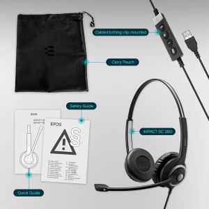 Special Offers: EPOS SENNHEISER IMPACT SC 268 ED Binaural Narrowband Headset