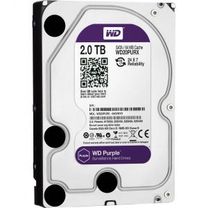 CCTV: Western Digital Purple 2TB WD20PURX 3.5 inch CCTV Surveillance Hard Drive SATA HDD