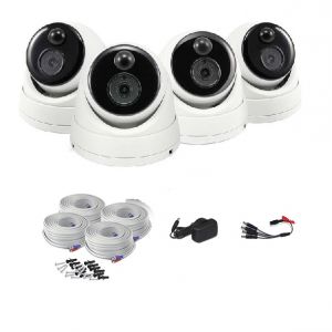 CCTV Cameras: Swann PRO-1080MSD Heat-Sensing 1080p HD Dome CCTV Cameras - 4 PACK For 4580 4550