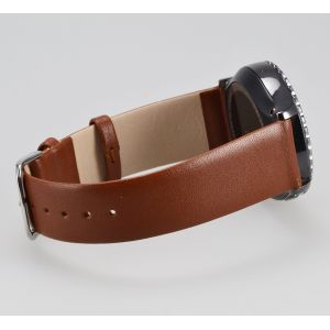 Gadgets & Gifts: Official Samsung Gear S2 Strap Classic Smartwatch Band Leather ET-SLR73 Brown