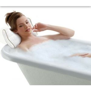 Health & Fitness: HoMedics HOMESPA Massaging BATH PILLOW Cushion Relaxing Neck Shoulder BA-110-EU