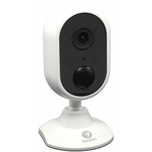 CCTV Cameras: Swann WIFI ALERTCAM 1080p Indoor Security CCTV Camera Mic Motion Night Full HD