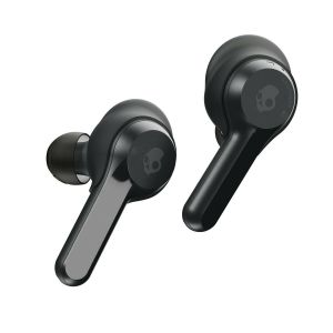 Headphones: SKULLCANDY INDY True Wireless Bluetooth Rechargeable Ear Air Pods Headphones Mic - Black