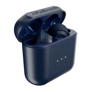 Headphones: SKULLCANDY INDY True Wireless Bluetooth Rechargeable Ear Air Pods Headphones Mic - Blue
