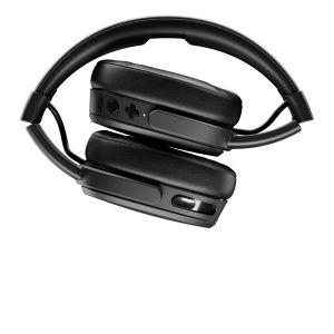 Headphones: SKULLCANDY CRUSHER Wireless Rechargeable Headphones Bluetooth Mic - Black