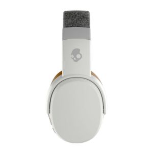 Headphones: SKULLCANDY CRUSHER Wireless Rechargeable Headphones Bluetooth Mic - Grey Tan