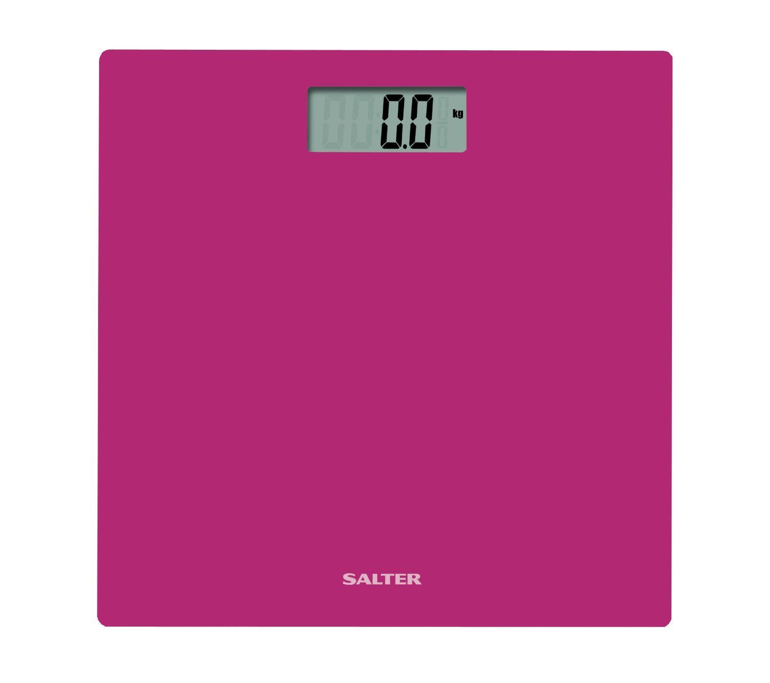 Salter Easy Read 9069PK3R Ultra Slim Glass Platform Electronic Bathroom