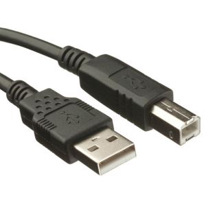 USB: USB 2.0 A to B Cable Premium Quality High Speed 480Mbps  For Epson, HP, Canon,Kodak & Oki USB Printers