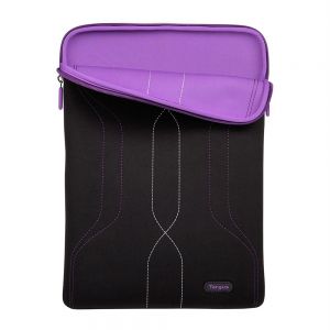 Laptop Accessories: Targus Pulse Laptop Sleeve for 10-12.1 inch Laptop - Black/Purple