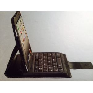 Samsung Galaxy Accs: Tuff Luv Bluetooth Keyboard Folding Leather Folio Case Galaxy Tab 3 Tablet 10.1 inch