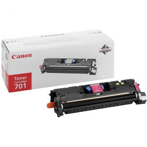 Printer Accessories: Original Genuine Canon 701 Laser Printer Magenta Toner Cartridge - 9285A003