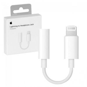 iphone Accessories: Genuine Official Apple Lightning to Headphone 3.5 mm Jack Adapter - MMX62ZM/A