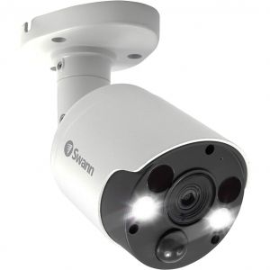 CCTV Cameras: Swann SWPRO-4KMSFB Spotlight Extra Security 4K Ultra HD Camera Motion Flashlight
