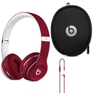 Full Size: Genuine UK Stock Apple Beats by Dr. Dre Solo 2 Headphones Luxe Edition - Red