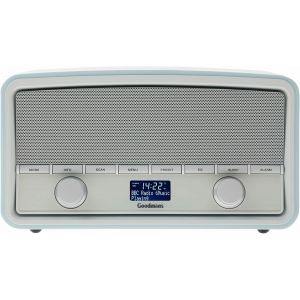 Goodmans Heritage Digital DAB+ & FM Radio with Bluetooth Streaming- Sky Blue